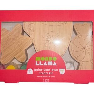 Mondo Llama (PACK OF 2) Paint Your Own Treats Kit NWT